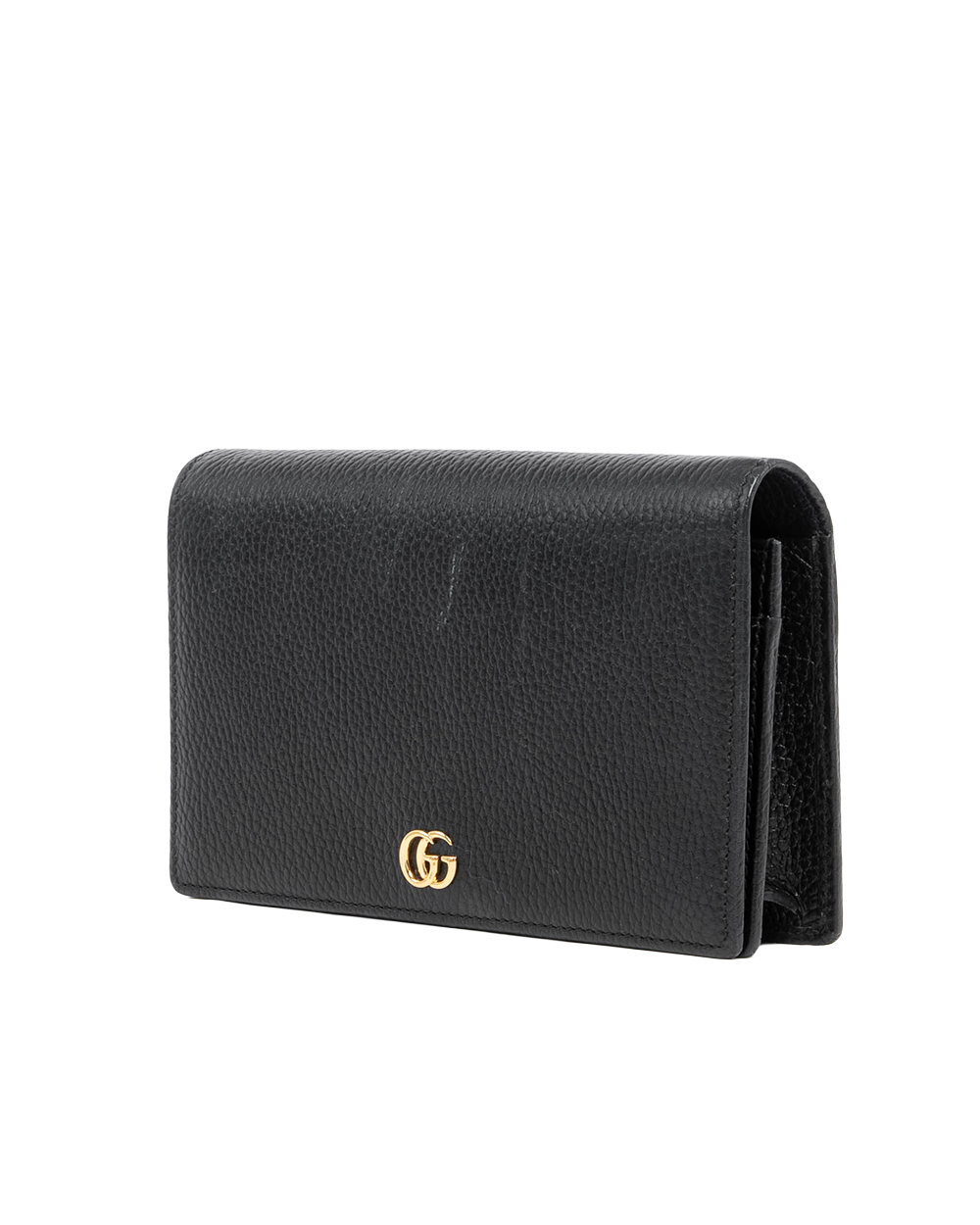 GUCCI GG MARMONT WOC BLACK CALF GHW 497985 0417 09590