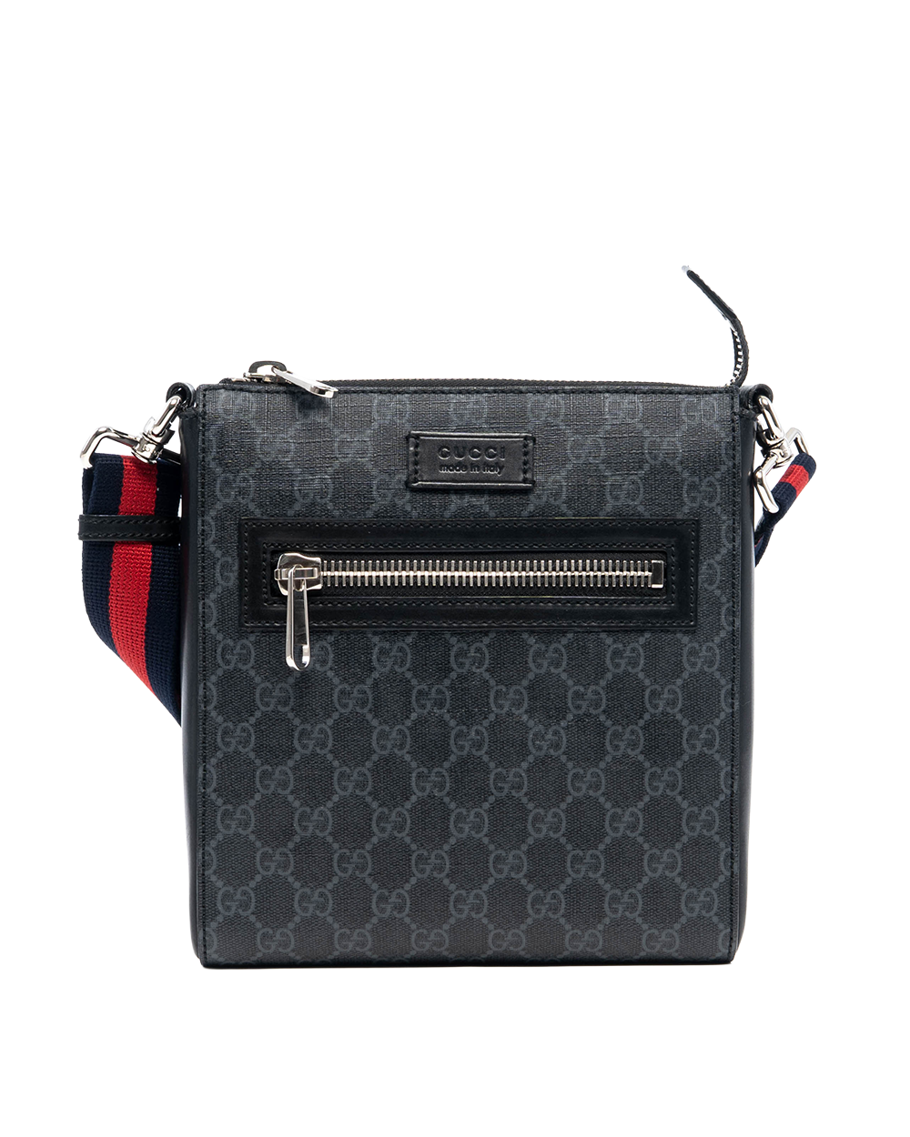 GUCCI GG SUPREME MESSENGER SMALL BLACK GG MONOGRAM CANVAS SHW 523599 527066 03446