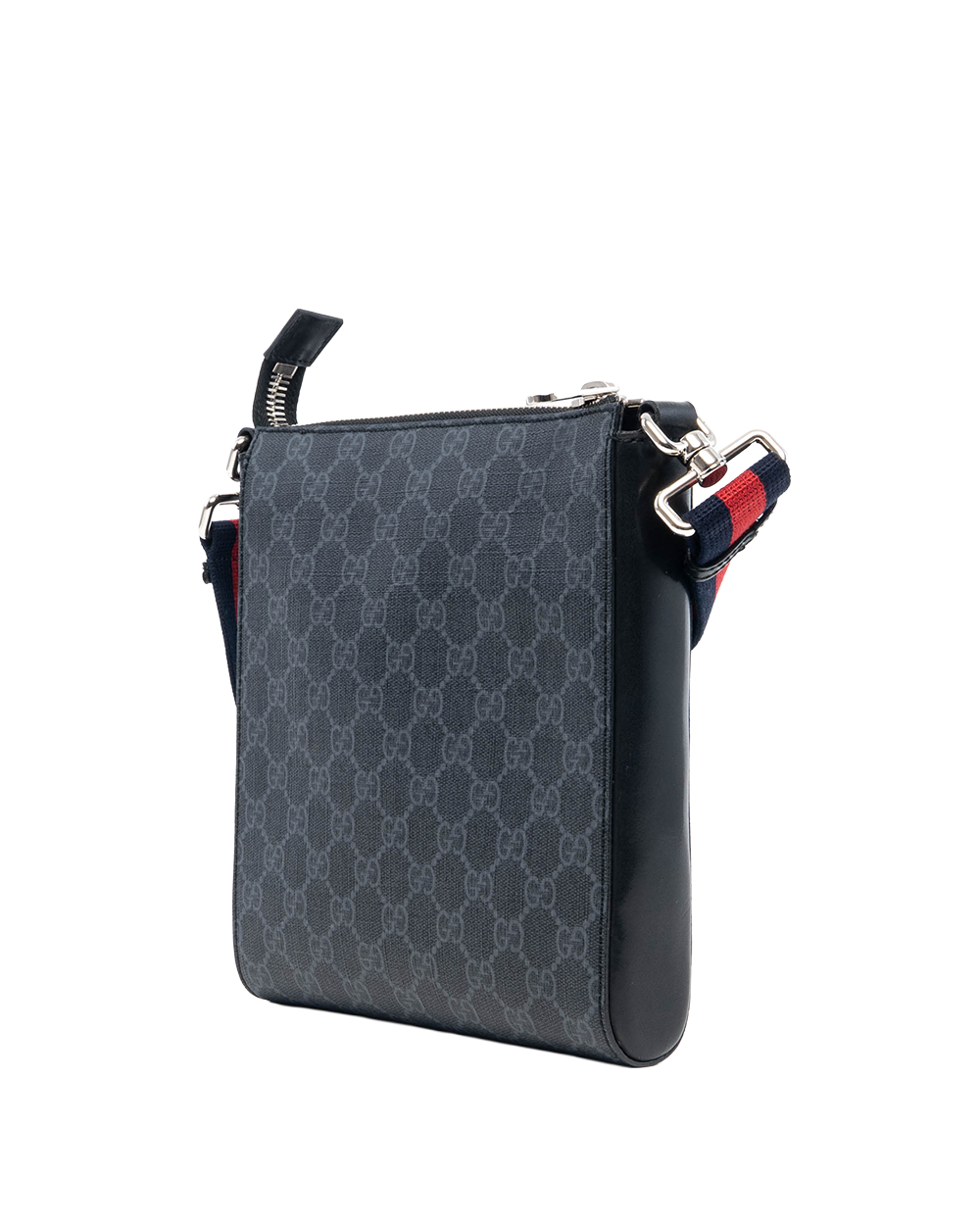 GUCCI GG SUPREME MESSENGER SMALL BLACK GG MONOGRAM CANVAS SHW 523599 527066 03448