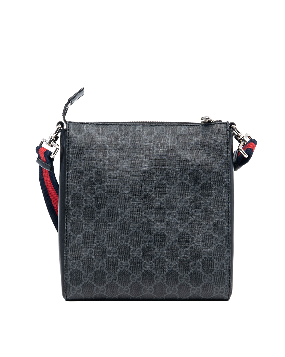 GUCCI GG SUPREME MESSENGER SMALL BLACK GG MONOGRAM CANVAS SHW 523599 527066 03449