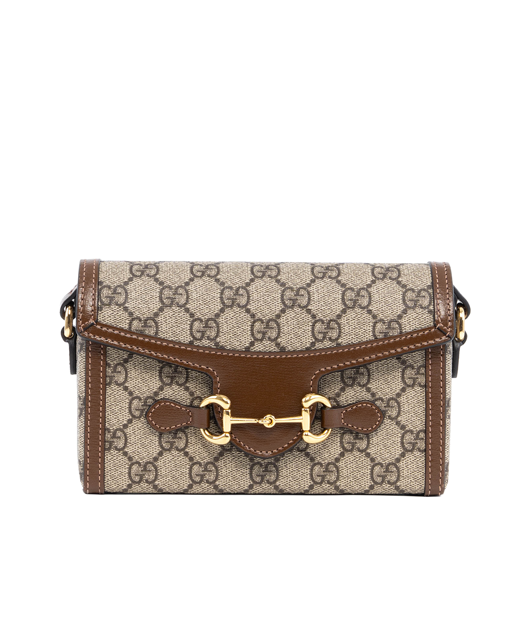 GUCCI HORSEBIT 1955 CAMERA BROWN GG MONOGRAM CANVAS GHW 699296 0416 01274