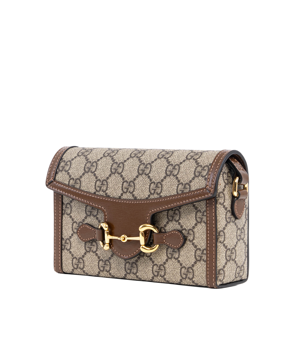 GUCCI HORSEBIT 1955 CAMERA BROWN GG MONOGRAM CANVAS GHW 699296 0416 01275