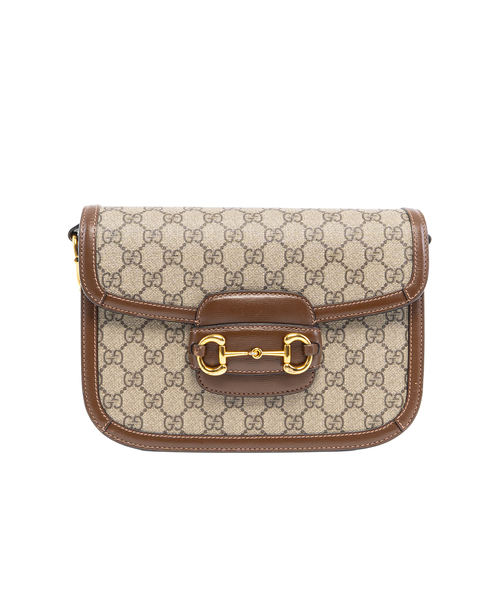 GUCCI HORSEBIT 1955 MEDIUM BROWN GG MONOGRAM CANVAS GHW 602204 493075 1082