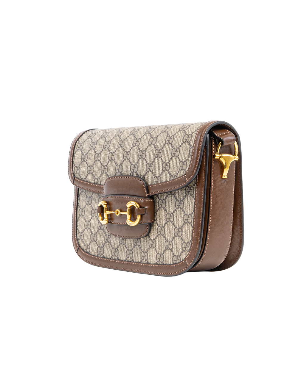 GUCCI HORSEBIT 1955 MEDIUM BROWN GG MONOGRAM CANVAS GHW 602204 493075 1083