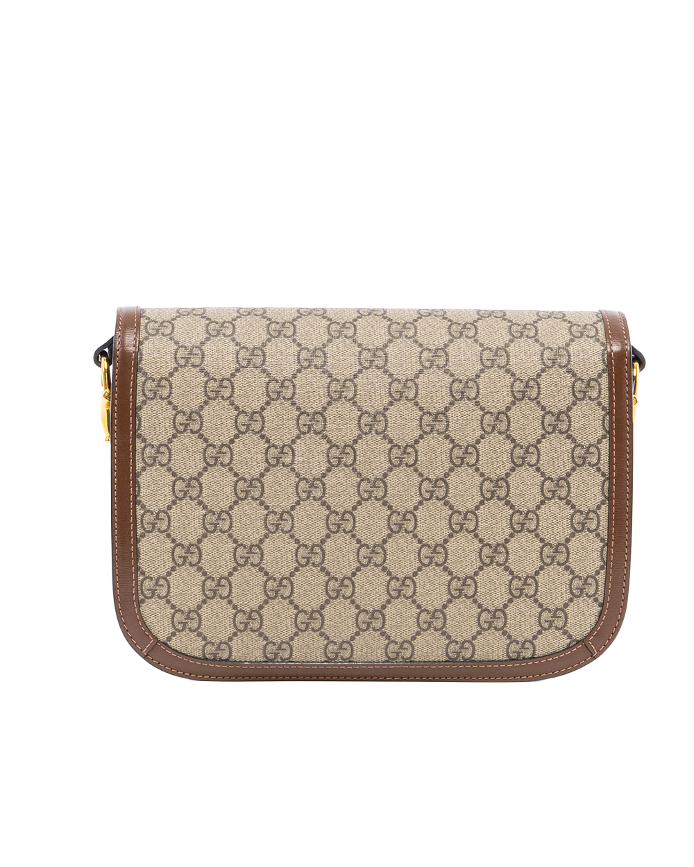 GUCCI HORSEBIT 1955 MEDIUM BROWN GG MONOGRAM CANVAS GHW 1122