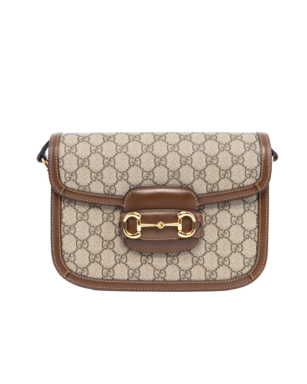 GUCCI HORSEBIT 1955 MEDIUM BROWN GG MONOGRAM GHW 602204 493075 1048