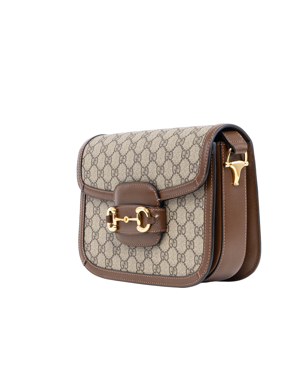 GUCCI HORSEBIT 1955 MEDIUM BROWN GG MONOGRAM GHW 602204 493075 1049