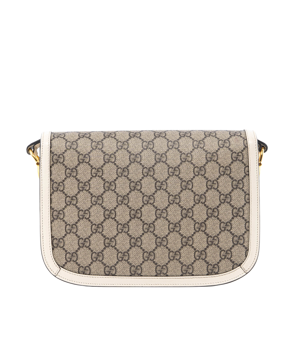 GUCCI HORSEBIT 1955 MEDIUM WHITE GG MONOGRAM CANVAS GHW 602204 213317 8129
