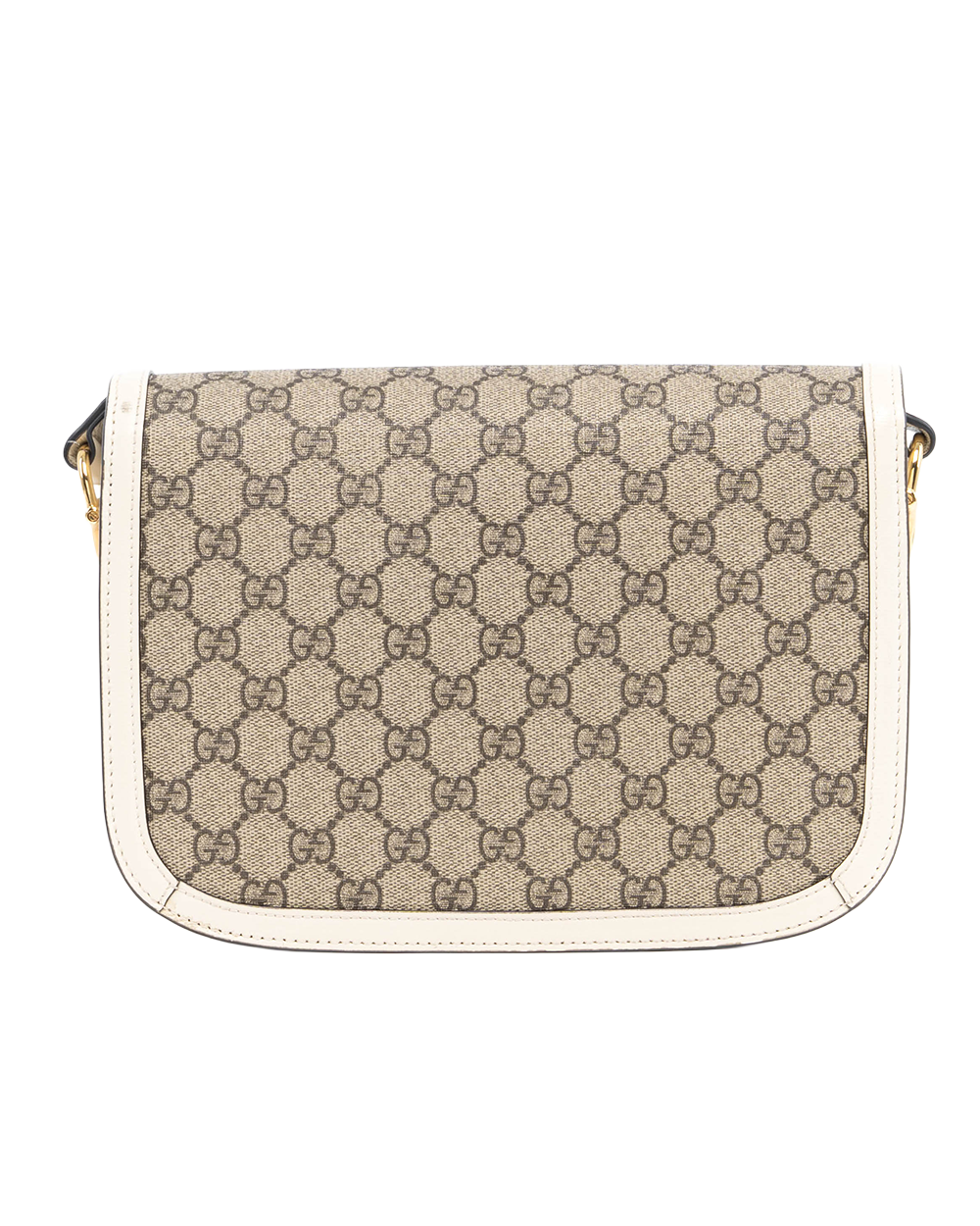 GUCCI HORSEBIT 1955 MEDIUM WHITE GG MONOGRAM CANVAS GHW 602204 493075 3036