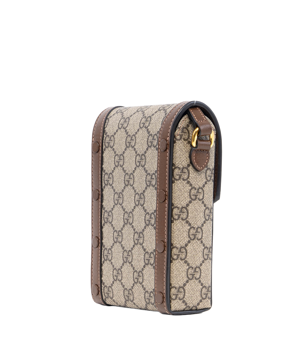 GUCCI HORSEBIT 1955 PHONE BROWN GG MONOGRAM CANVAS GHW 625615 2149 82665