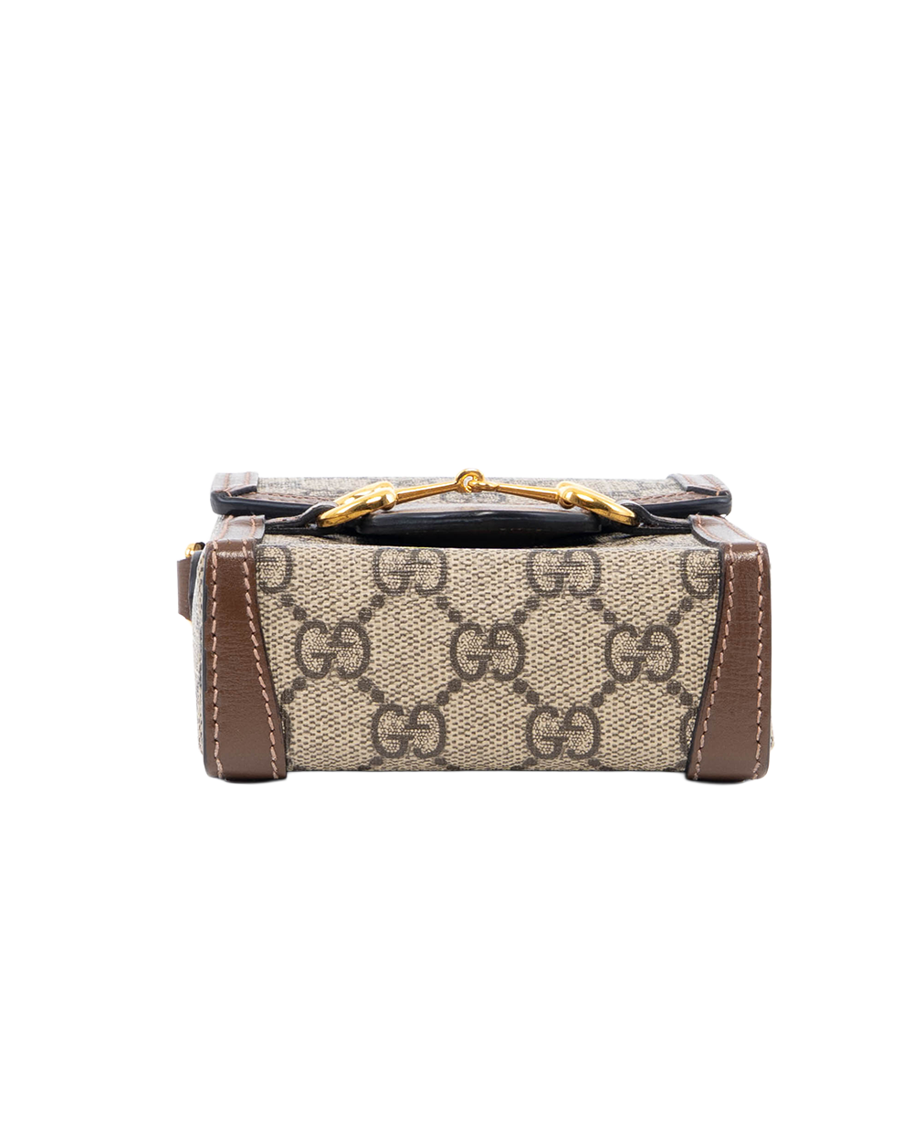 GUCCI HORSEBIT 1955 PHONE BROWN GG MONOGRAM CANVAS GHW 625615 2149 82670