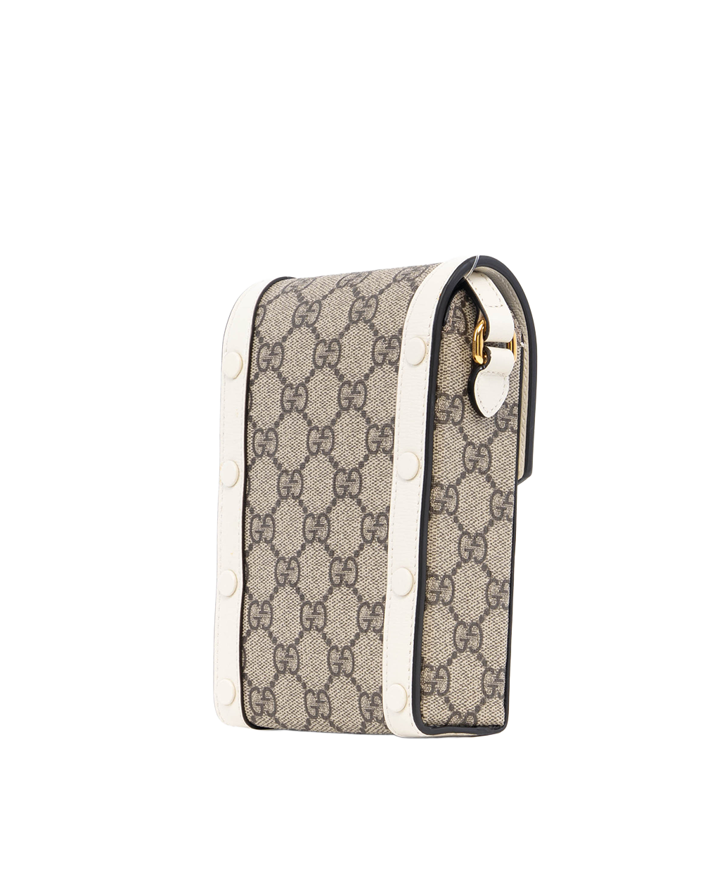 GUCCI HORSEBIT 1955 PHONE WHITE GG MONOGRAM CANVAS GHW 625615 2134 7062