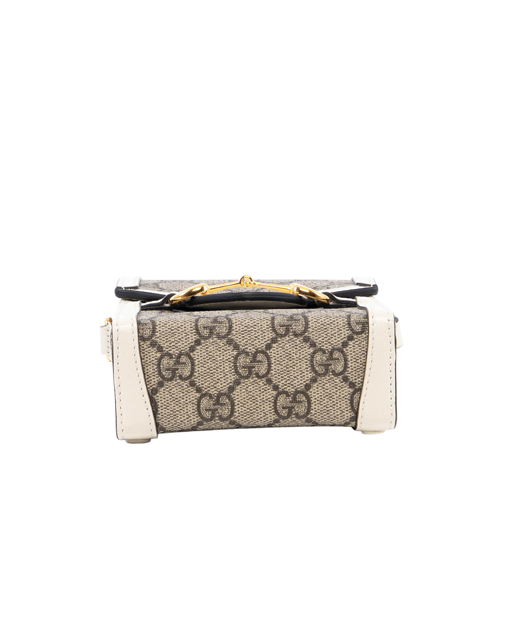 GUCCI HORSEBIT 1955 PHONE WHITE GG MONOGRAM CANVAS GHW 625615 2134 7067