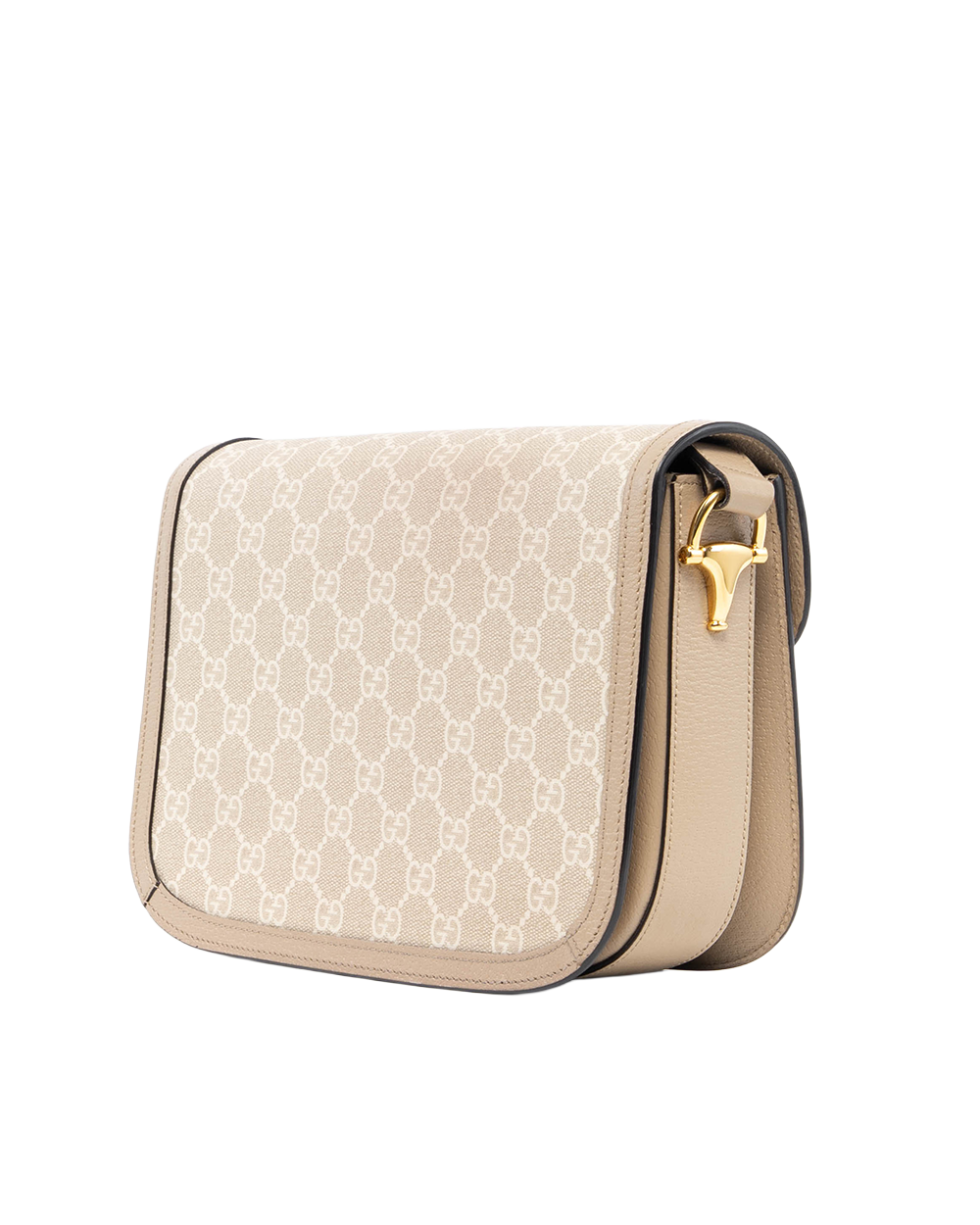 GUCCI HORSEBIT MEDIUM BEIGE GG MONOGRAM CANVAS GHW 602204 520981 2862
