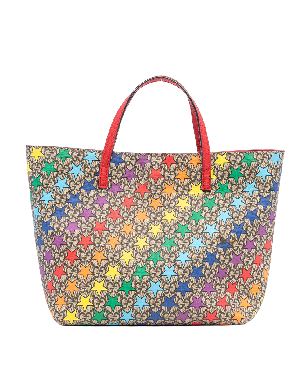 GUCCI KID TOTE RED STAR CANVAS SHW 410812 204991 2113