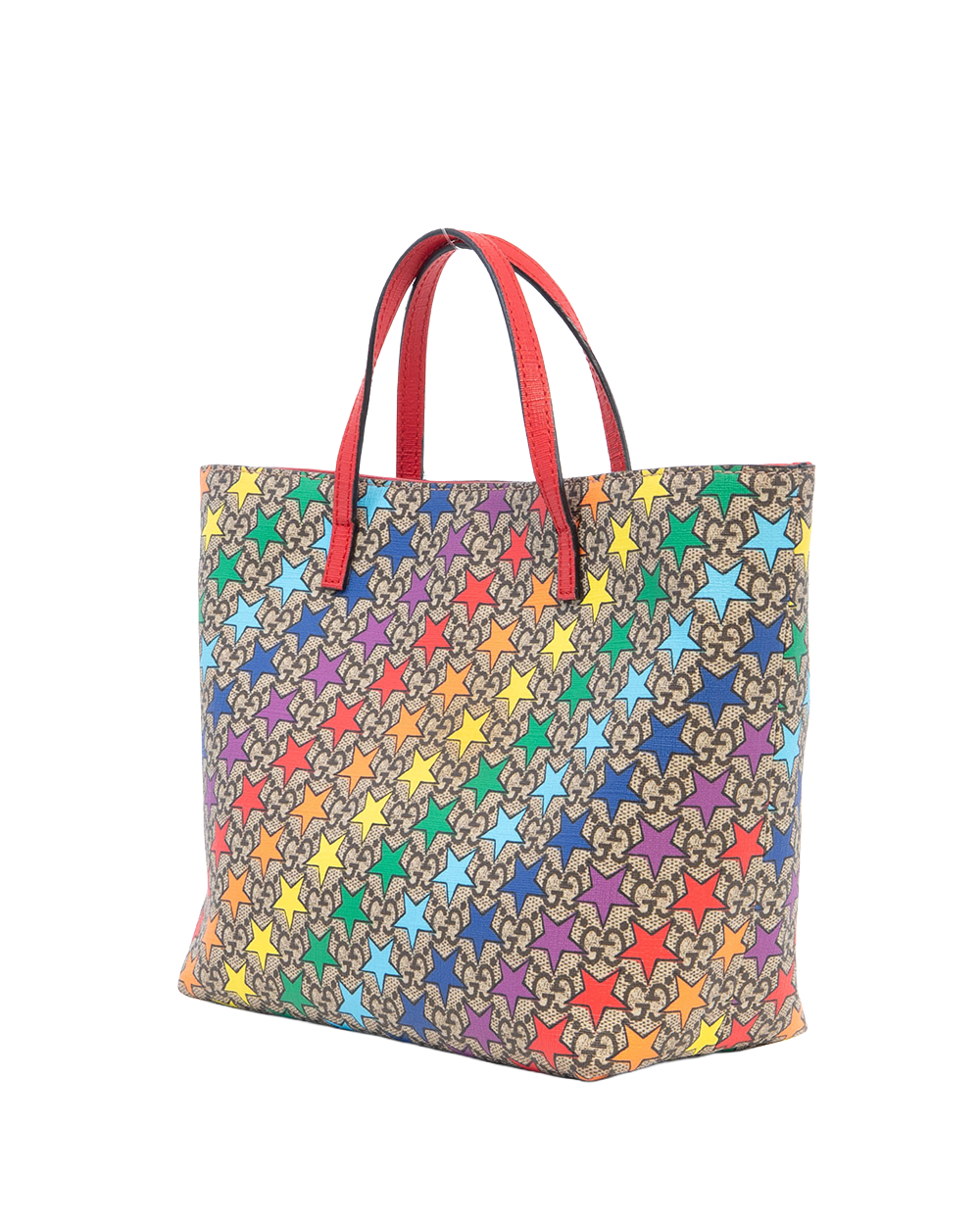 GUCCI KID TOTE RED STAR CANVAS SHW 410812 204991 2115
