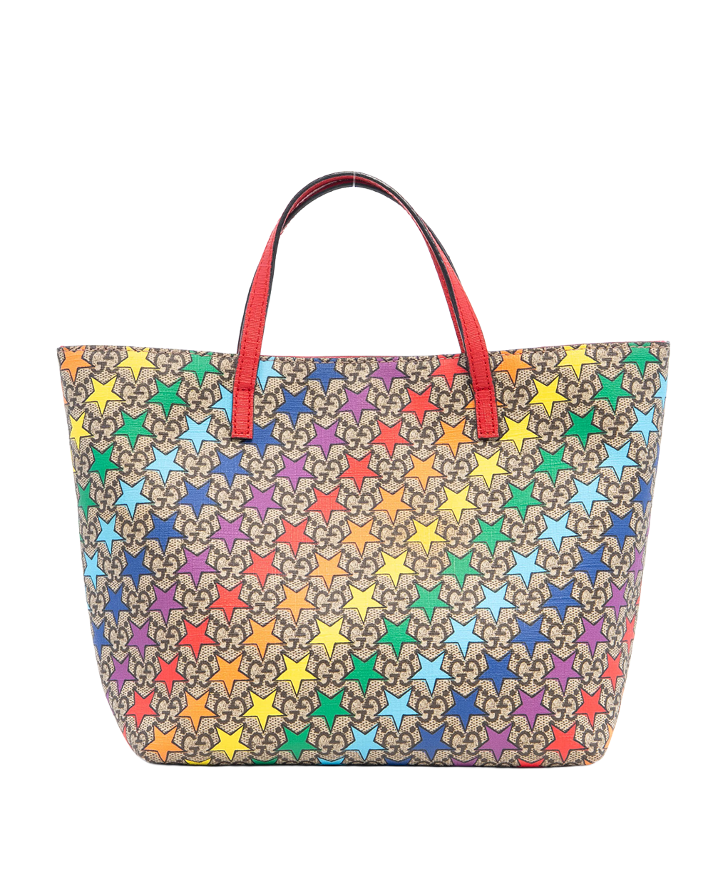 GUCCI KID TOTE RED STAR CANVAS SHW 410812 204991 2116