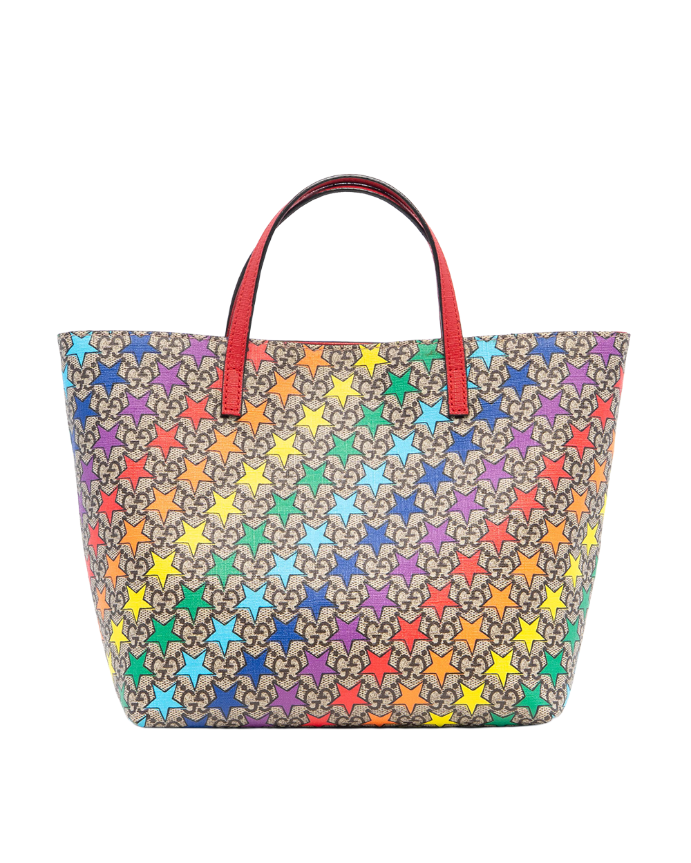 GUCCI KID TOTE RED STAR CANVAS SHW 410812 204991 2193