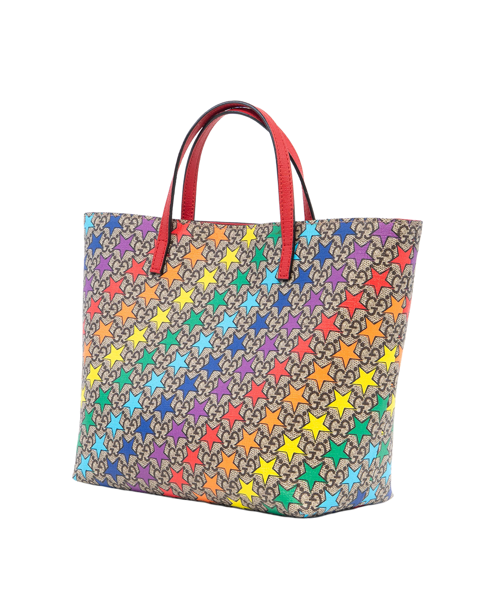 GUCCI KID TOTE RED STAR CANVAS SHW 410812 204991 2194