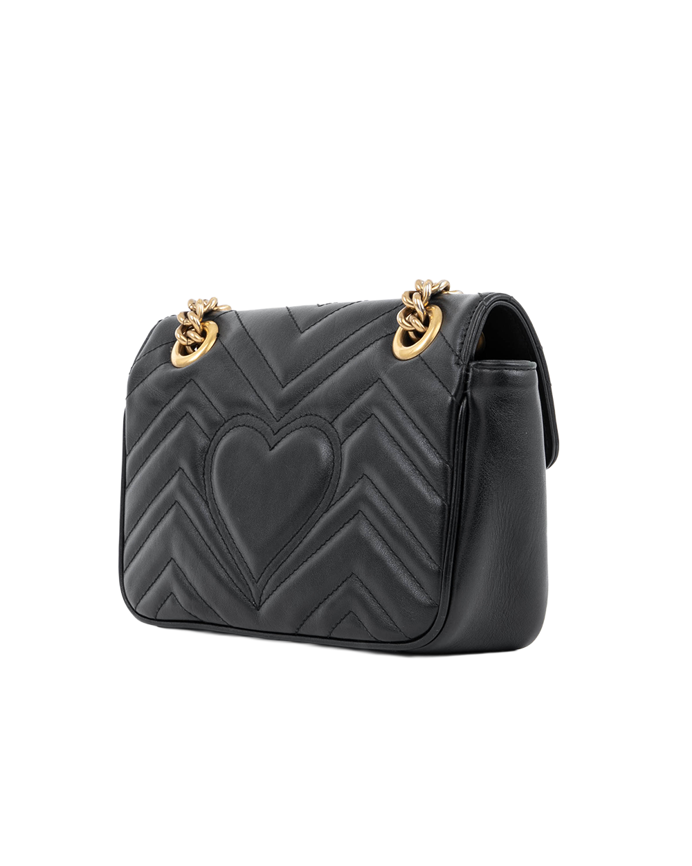 GUCCI MARMONT 22 BLACK CALF GHW 446744 200047 02355