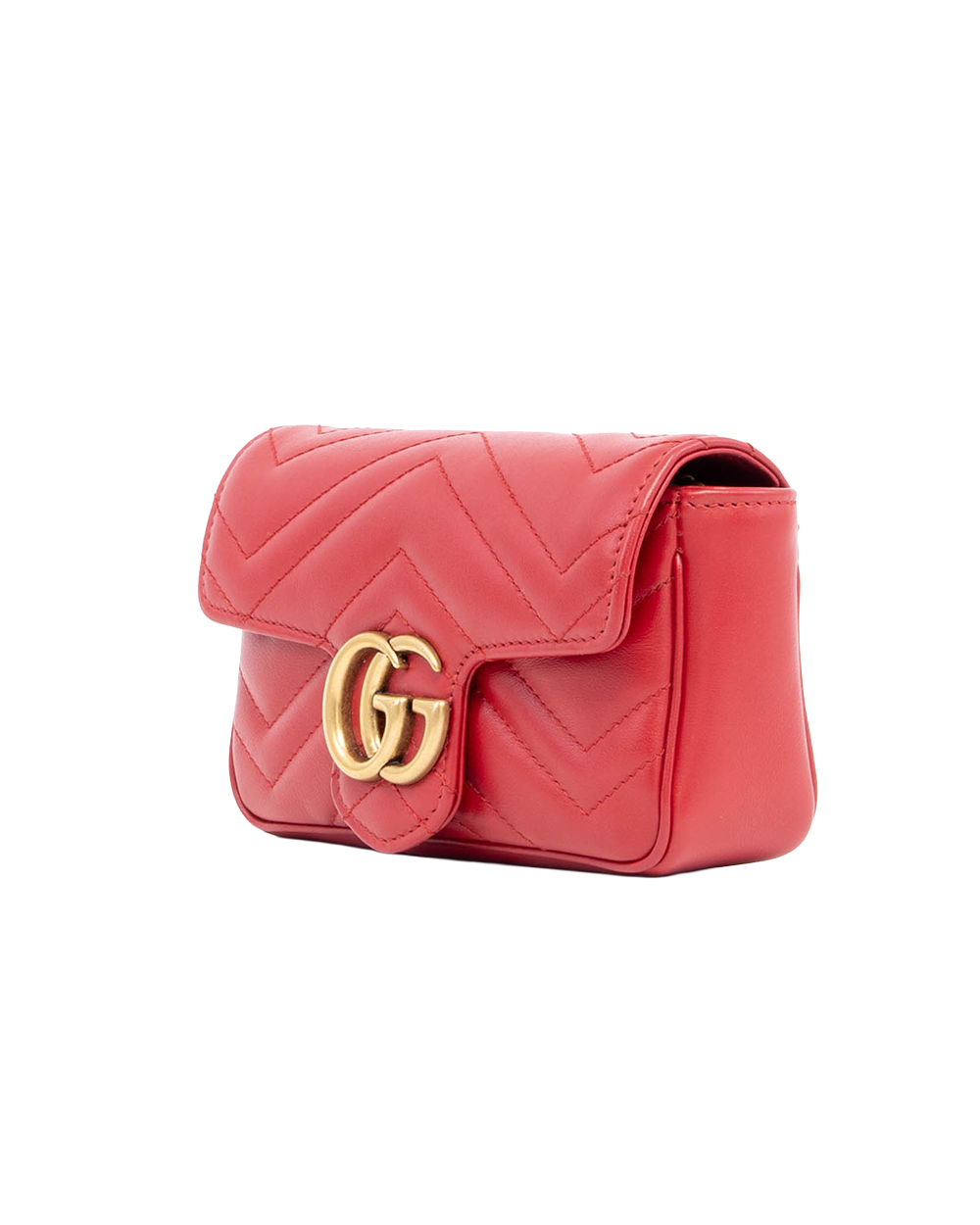 GUCCI MARMONT SUPER MINI RED CALF GHW 476433 0416 01613