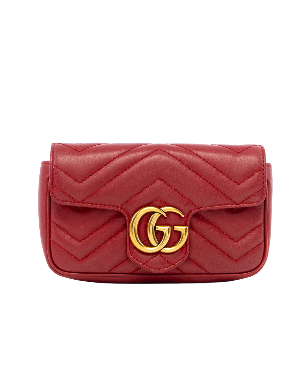 GUCCI MARMONT SUPER MINI RED CALF GHW 476433 496334 5148