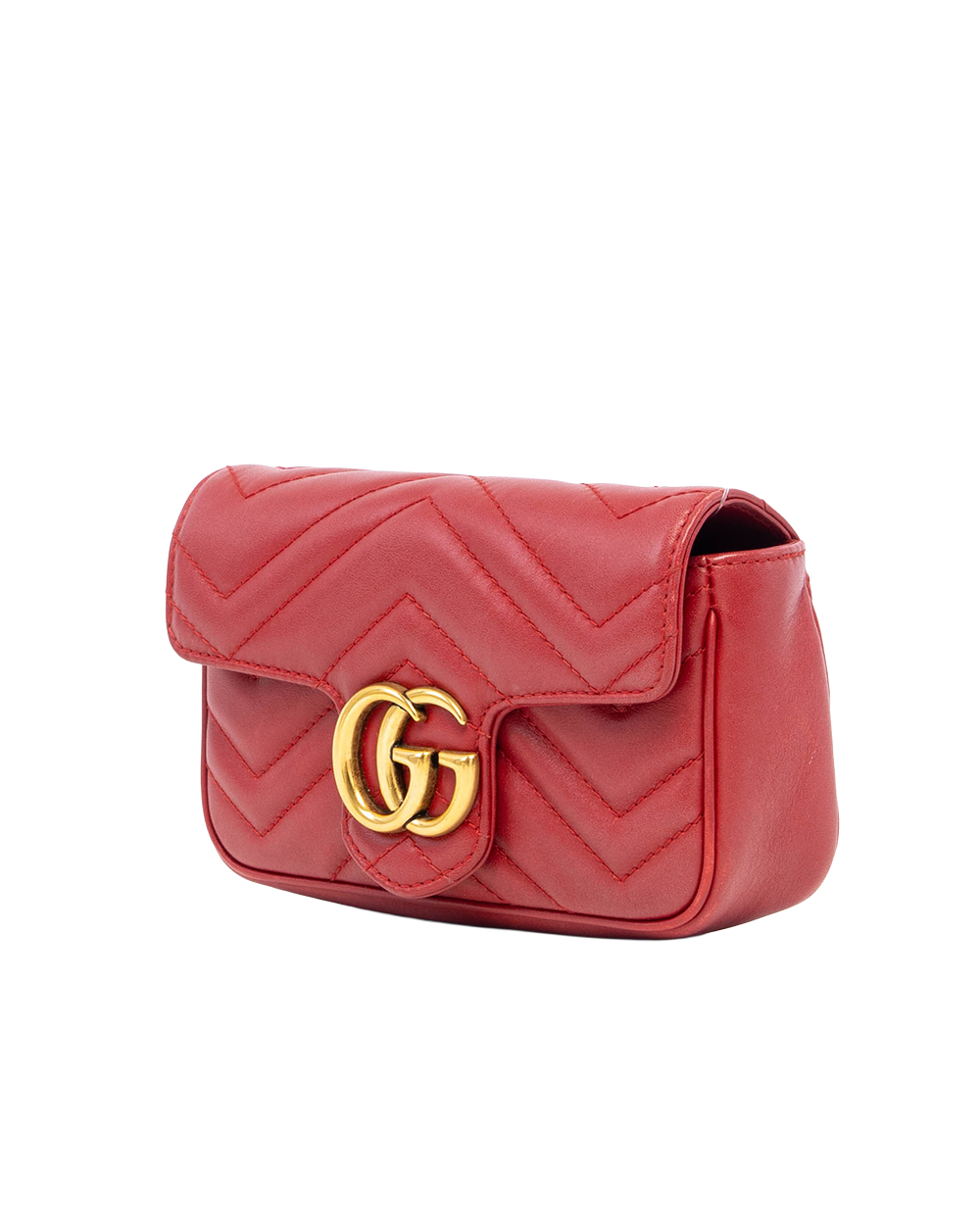 GUCCI MARMONT SUPER MINI RED CALF GHW 476433 496334 5149