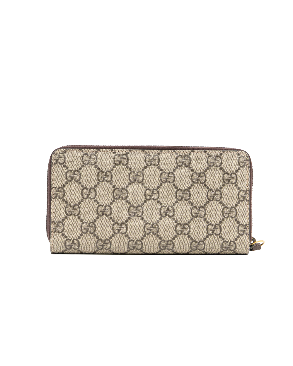 GUCCI NEO VINTAGE WALLET LONG BROWN YELLOW GG MONOGRAM CANVAS GHW 473953 2184 1222