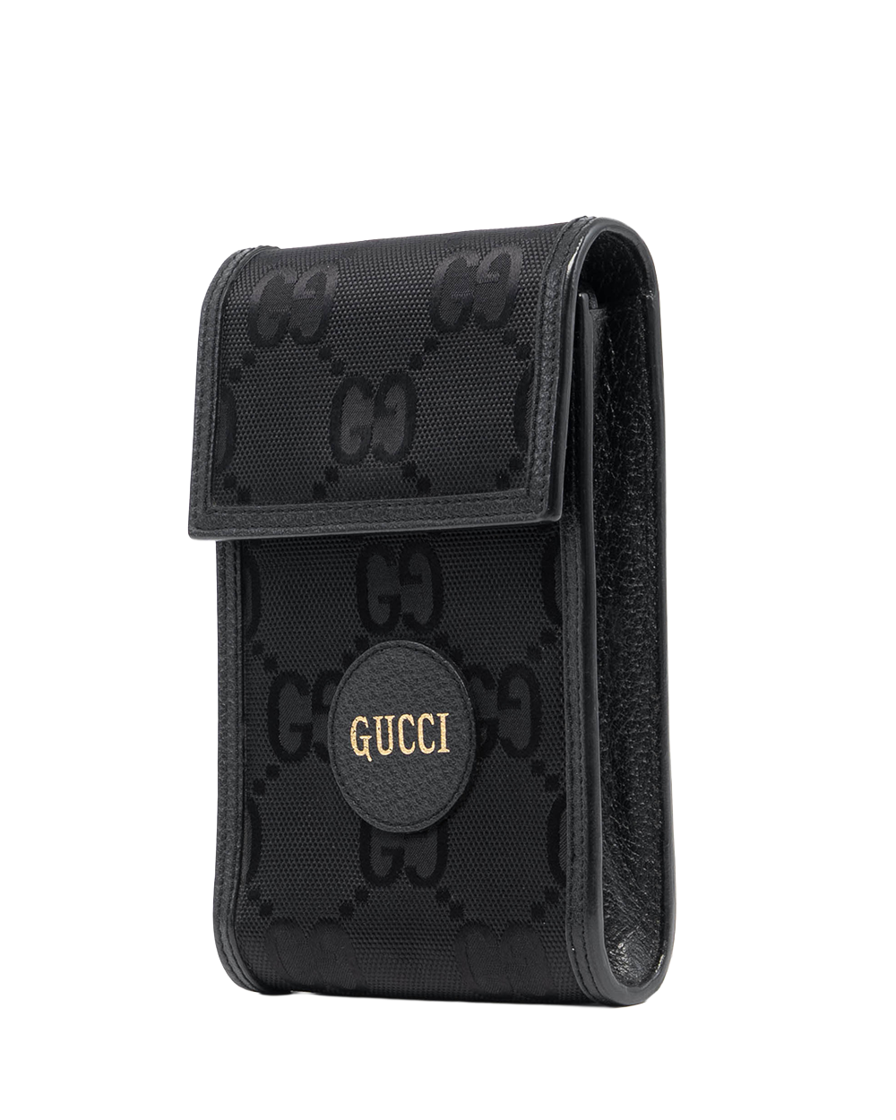 GUCCI OF THE GRIS PHONE MINI BLACK NYLON CALF SHW 625599 1147 3097