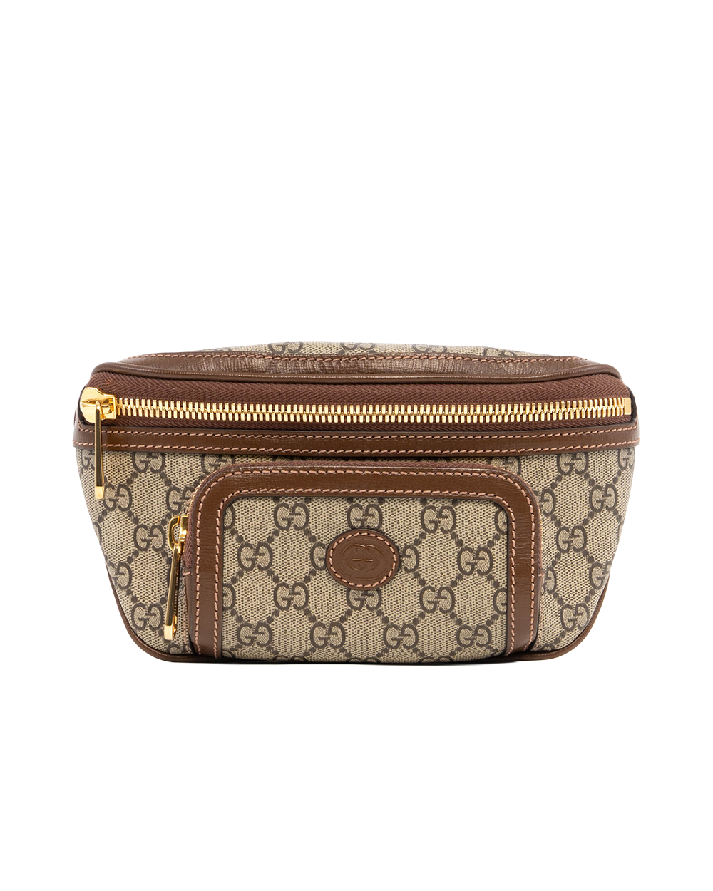 GUCCI OPHIDIA BELT BAG BROWN GG MONOGRAM CANVAS GHW 682933 486628 2843