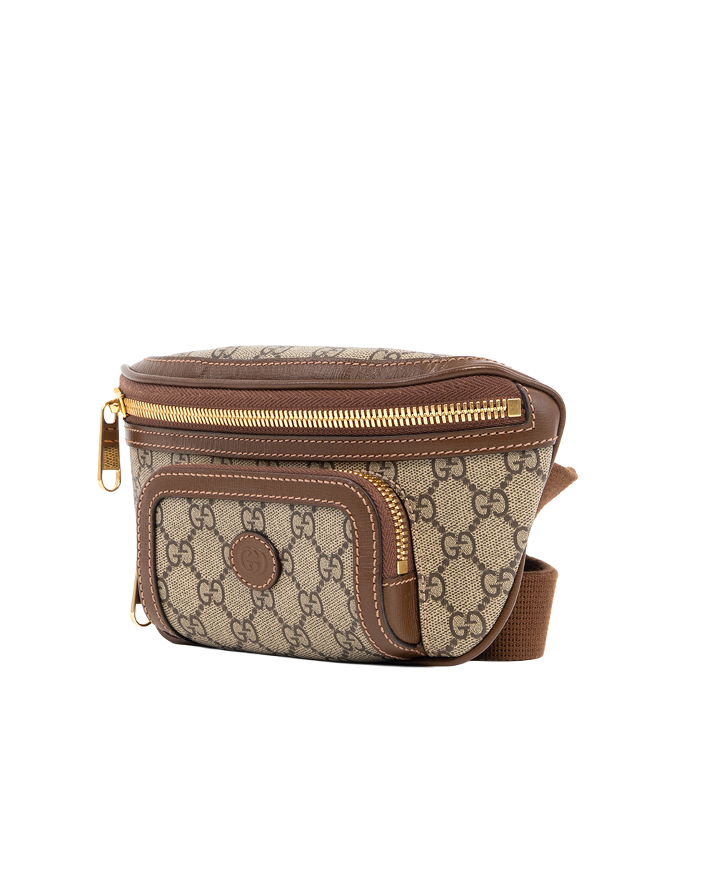 GUCCI OPHIDIA BELT BAG BROWN GG MONOGRAM CANVAS GHW 682933 486628 2844