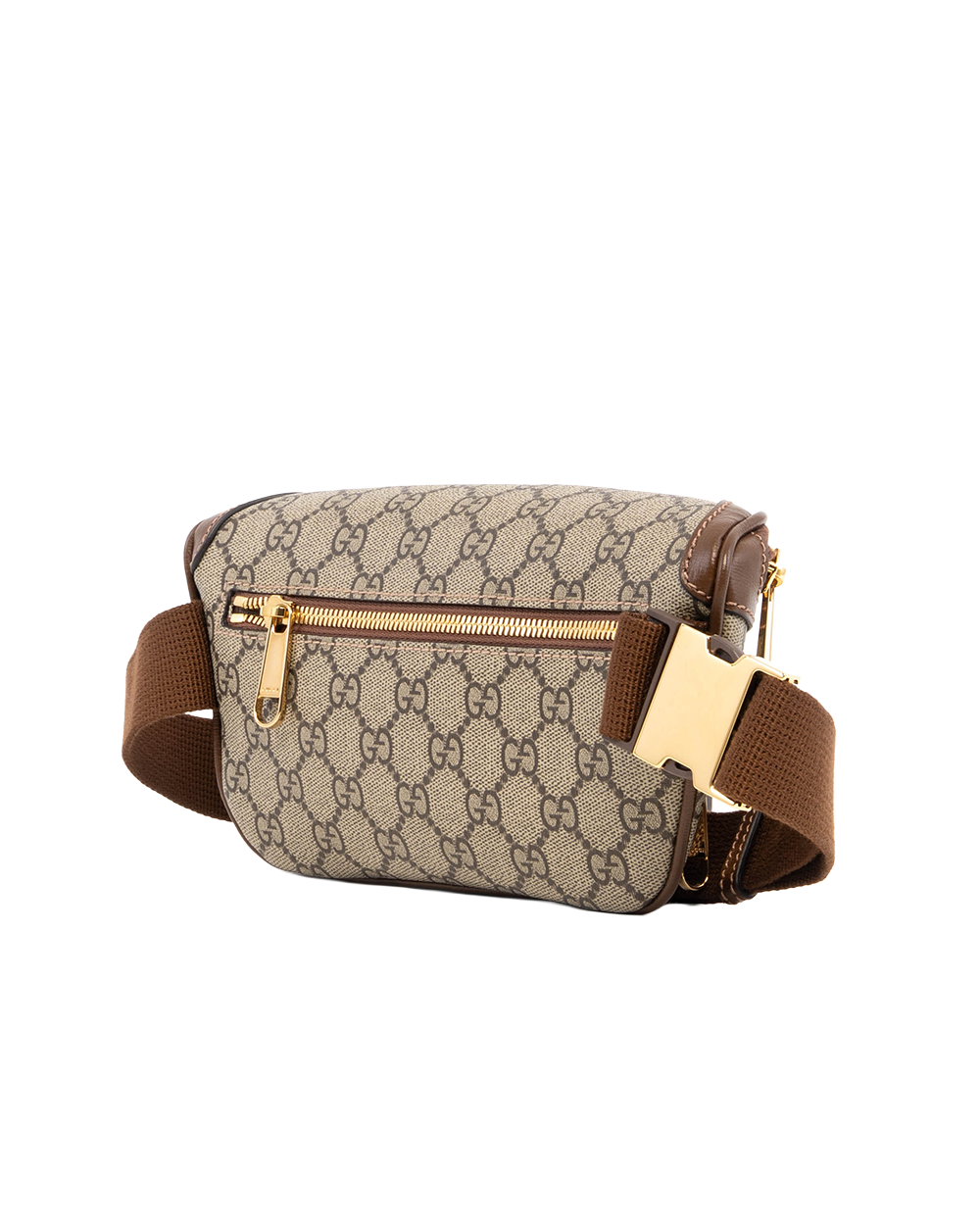 GUCCI OPHIDIA BELT BAG BROWN GG MONOGRAM CANVAS GHW 682933 486628 2845