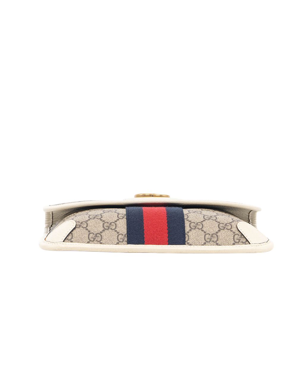 GUCCI OPHIDIA BELT BAG WHITE GG MONOGRAM CANVAS GHW 574081 525040 5081