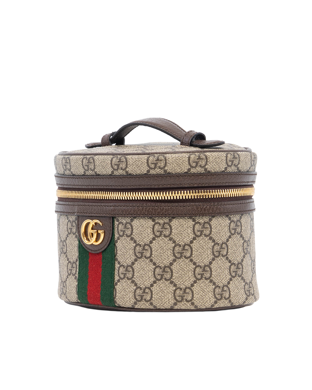 GUCCI OPHIDIA COSMETIC MINI BROWN GG MONOGRAM CANVAS GHW 627463 2149 3062