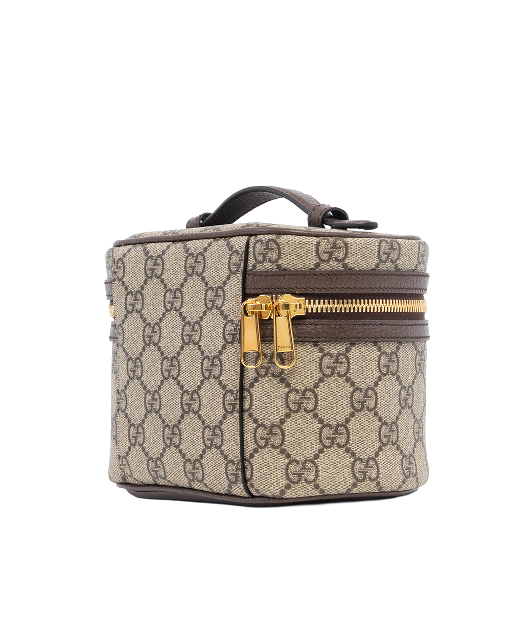 GUCCI OPHIDIA COSMETIC MINI BROWN GG MONOGRAM CANVAS GHW 627463 2149 3063
