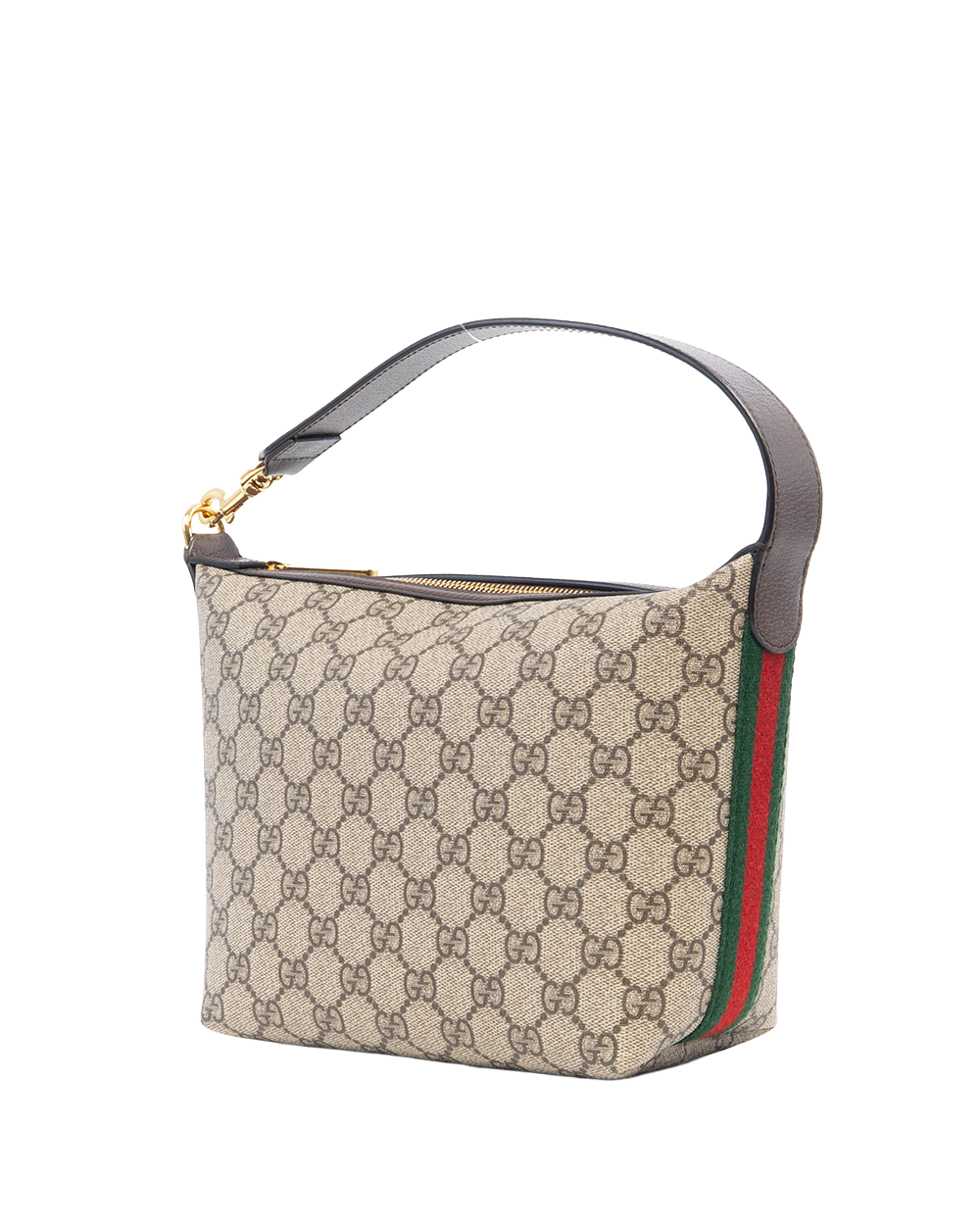 GUCCI OPHIDIA SHOULDER BAG BROWN GG MONOGRAM CANVAS GHW 795170 439075 0835