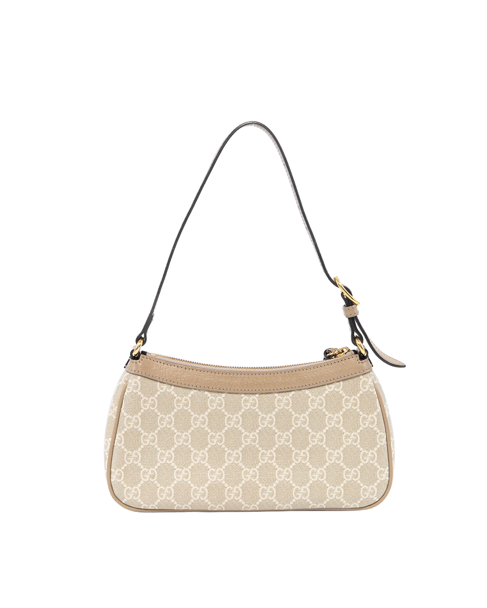 GUCCI OPHIDIA SHOULDER BAG SMALL BEIGE GG MONOGRAM CANVAS GHW 785145 498879 4110