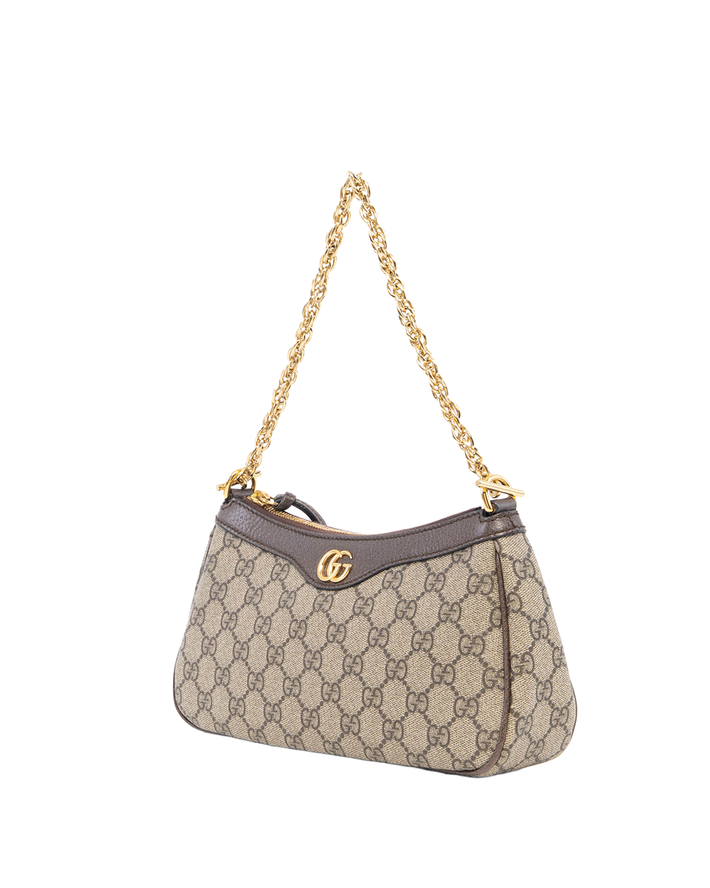 GUCCI OPHIDIA SMALL BROWN GG MONOGRAM CANVAS GHW 785132 486628 3032