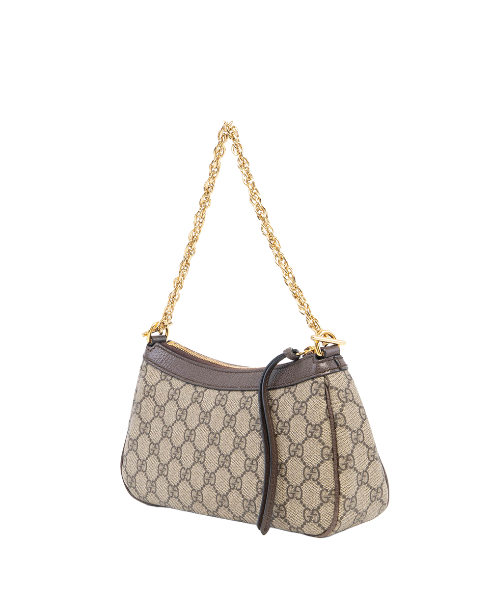 GUCCI OPHIDIA SMALL BROWN GG MONOGRAM CANVAS GHW 785132 486628 3033