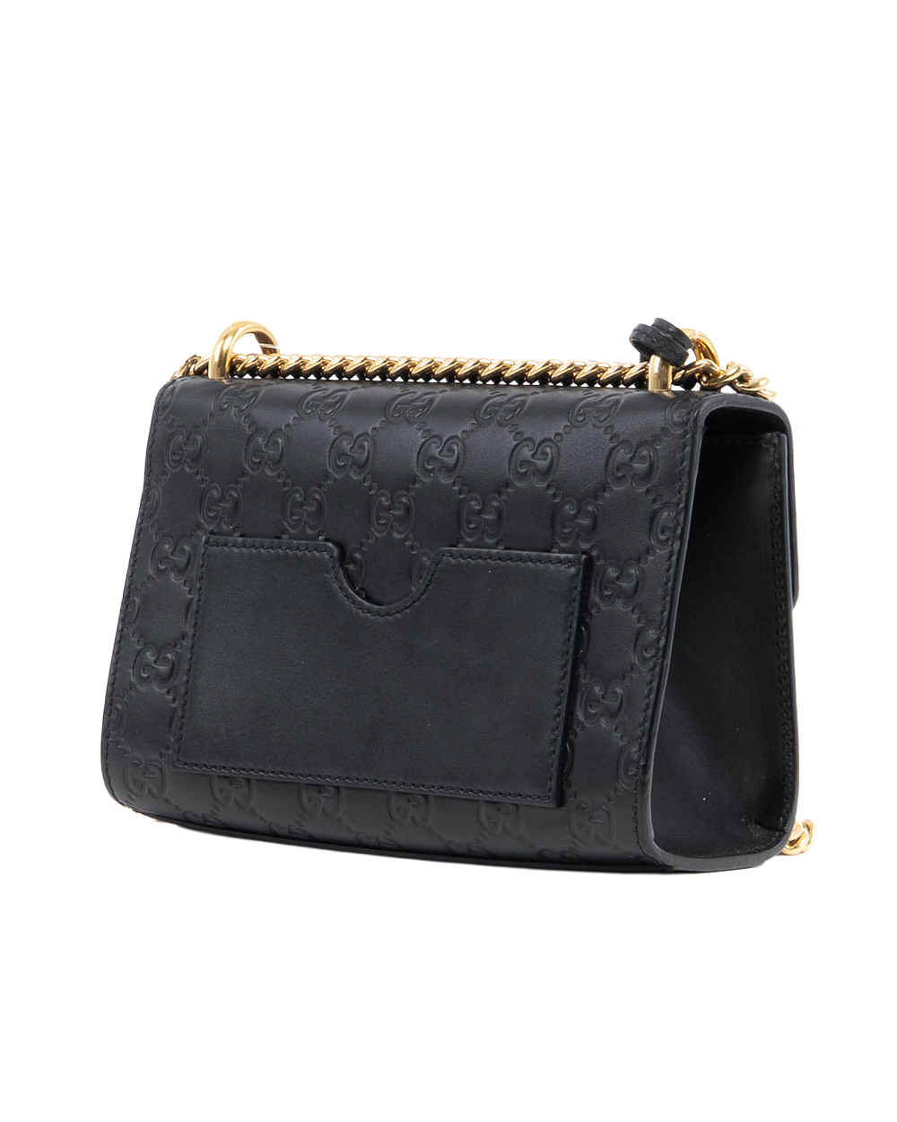 GUCCI PADLOCK SMALL BLACK GG MONOGRAM CALF GHW 409487 524947 1083