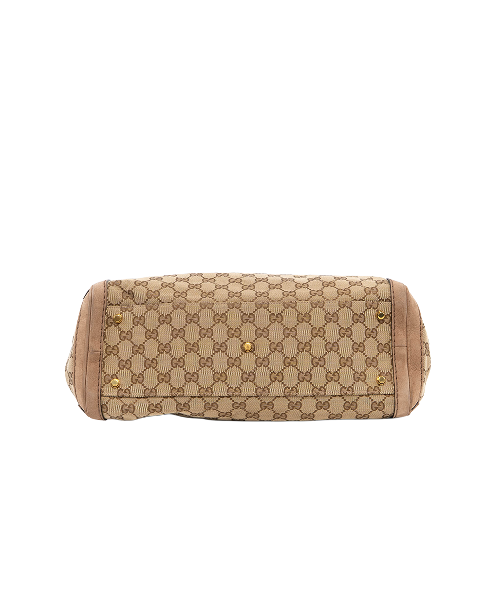 GUCCI RUNNING TOTE BROWN GG MONOGRAM CANVAS GHW 247183 002123 00171