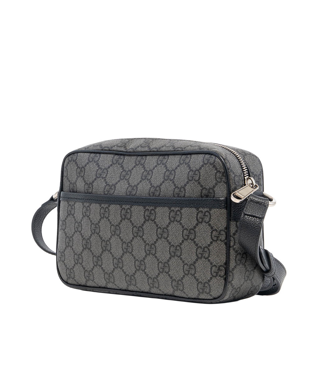 GUCCI SHOULDER BAG MINI GREY CANVAS SHW 768391 496334 5188