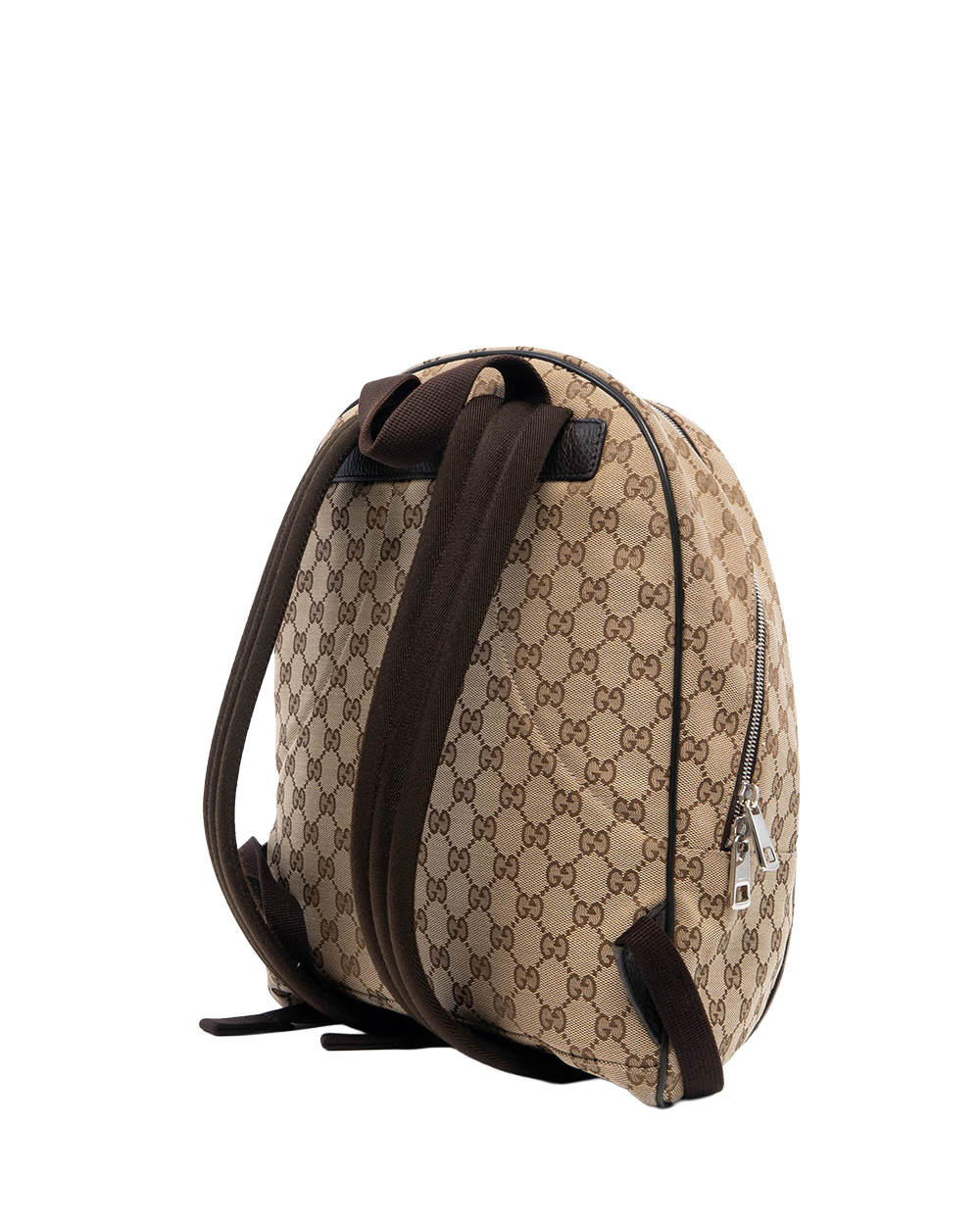 GUCCI TRAVEL BACKPACK BROWN GG MONOGRAM CANVAS GHW 449906 213045 07598
