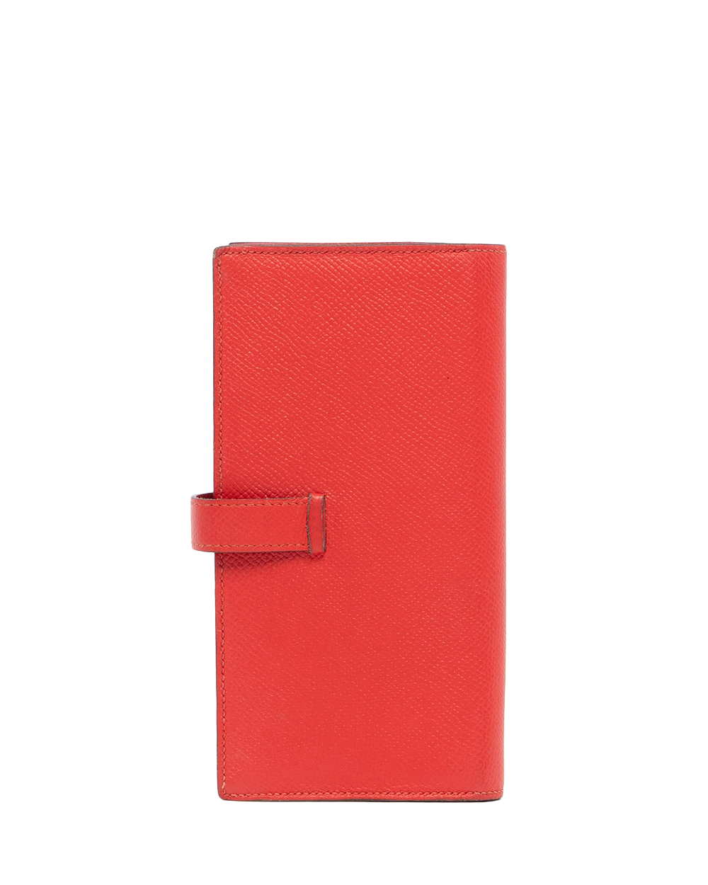 HERMES BEARN WALLET LONG RED 09610