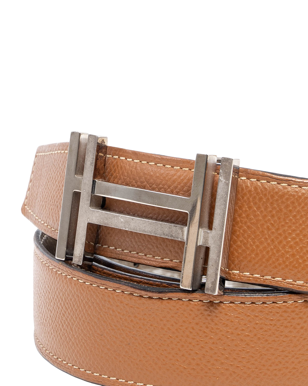 HERMES BELT 3 CM 105 GOLD ETOUPE D ID 300 CF 09763