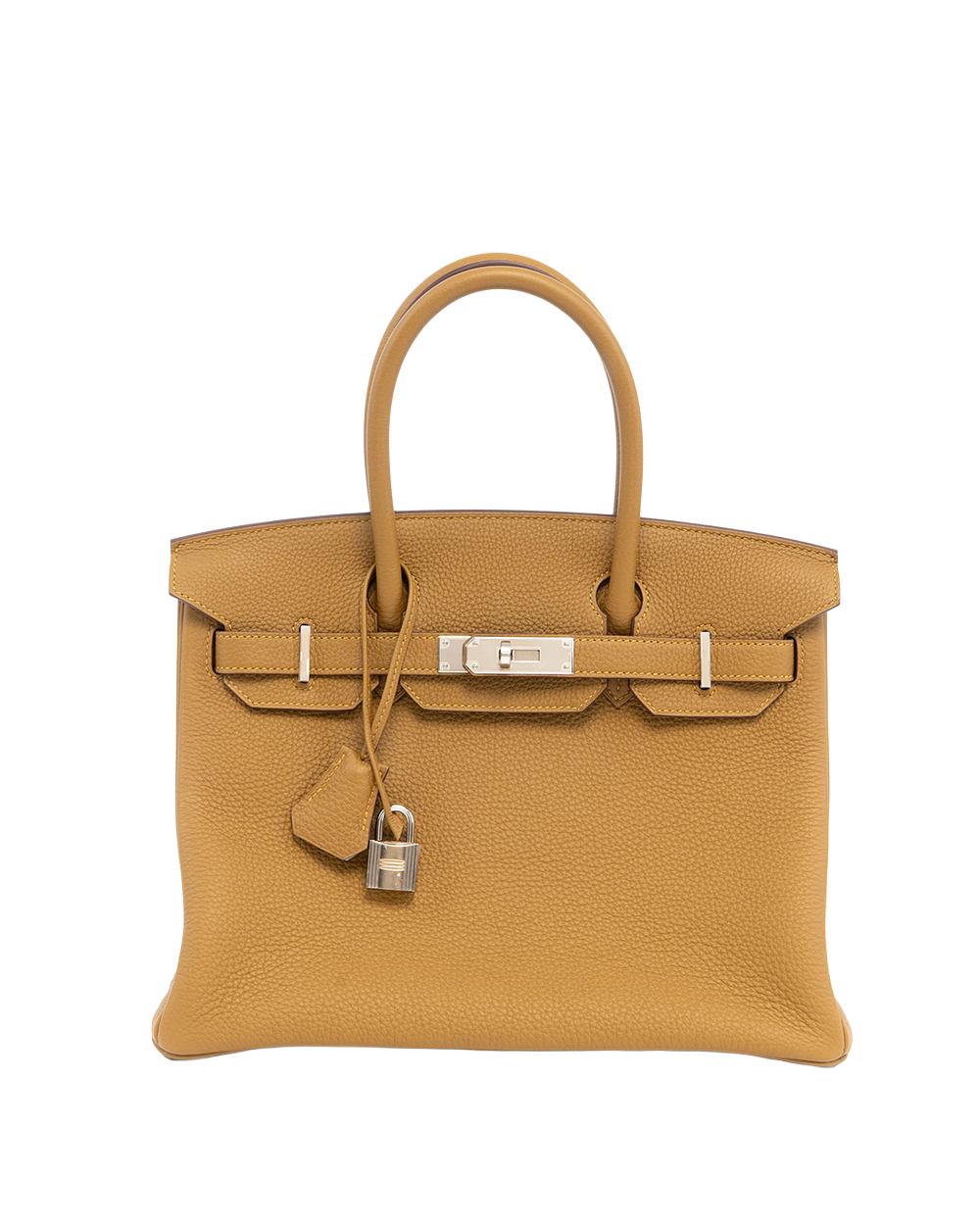HERMES BIRKIN 30 BRONZE DORE BLUE BRUME TOGO SHW Y HA235 HB 3053
