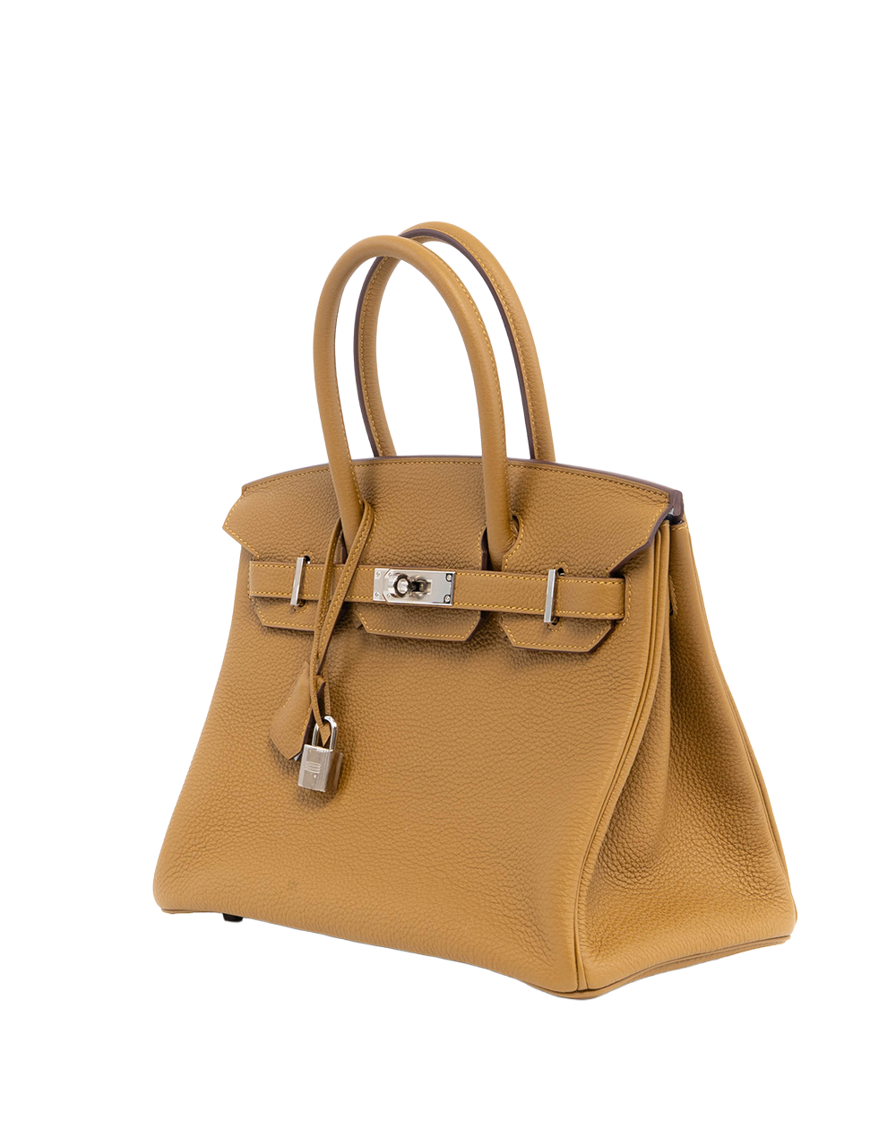 HERMES BIRKIN 30 BRONZE DORE BLUE BRUME TOGO SHW Y HA235 HB 3054