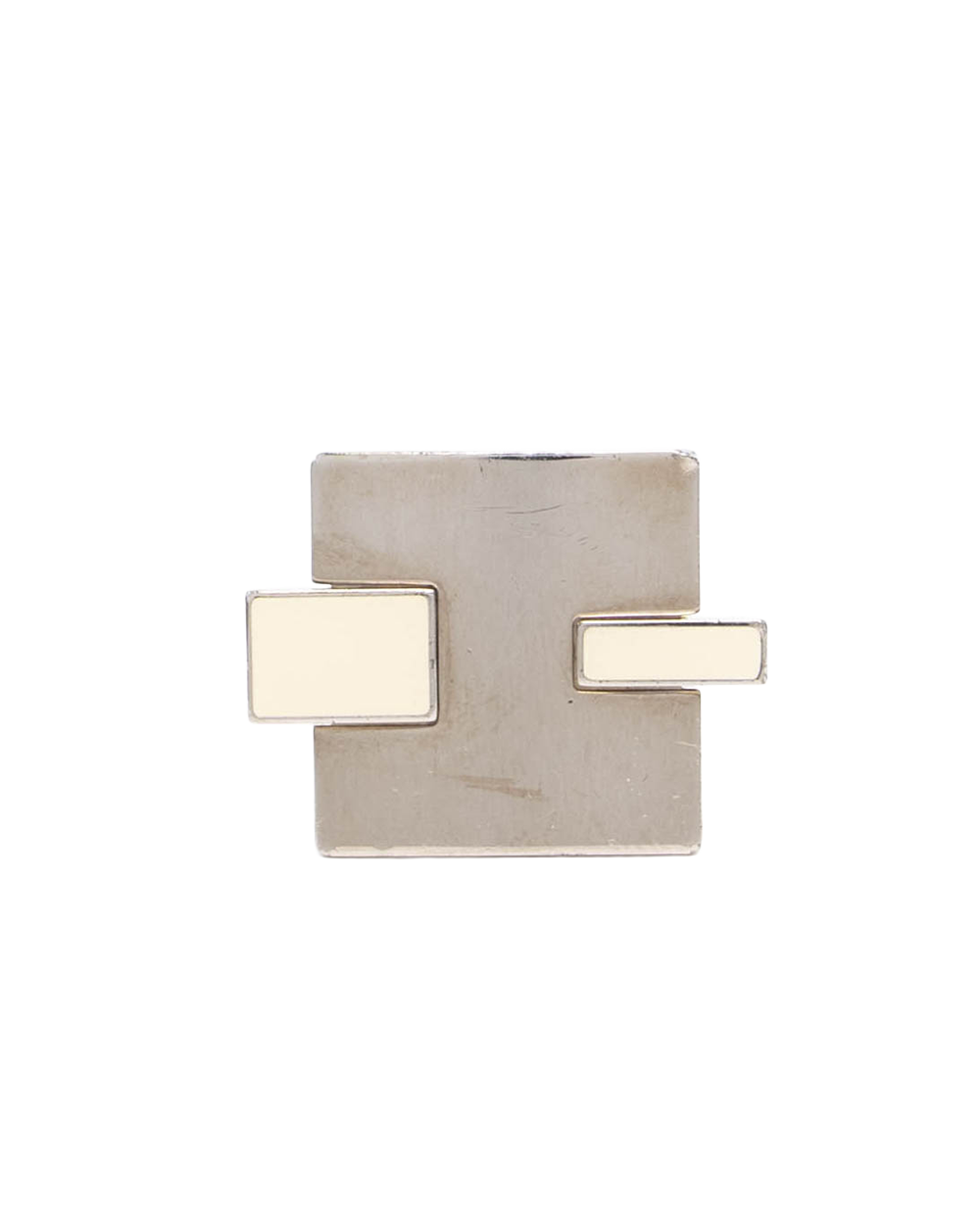 HERMES BUCKLE H WHITE SHW 7416