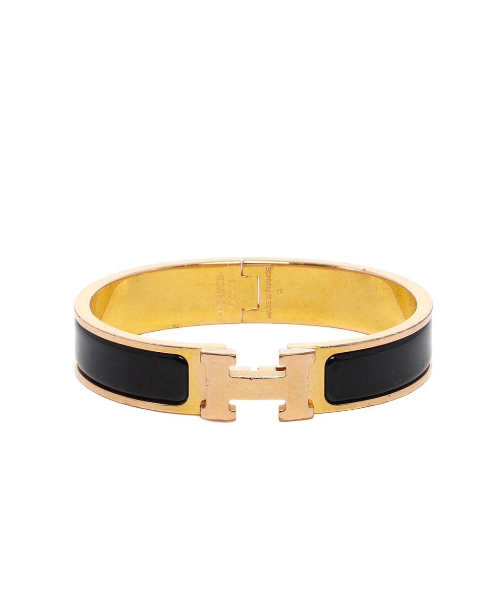 HERMES CLIC CLAC 1 CM PM BLACK GHW FI 01 18 08426