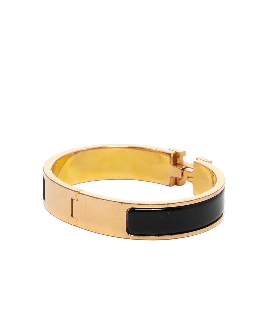 HERMES CLIC CLAC 1 CM PM BLACK GHW FI 01 18 08428